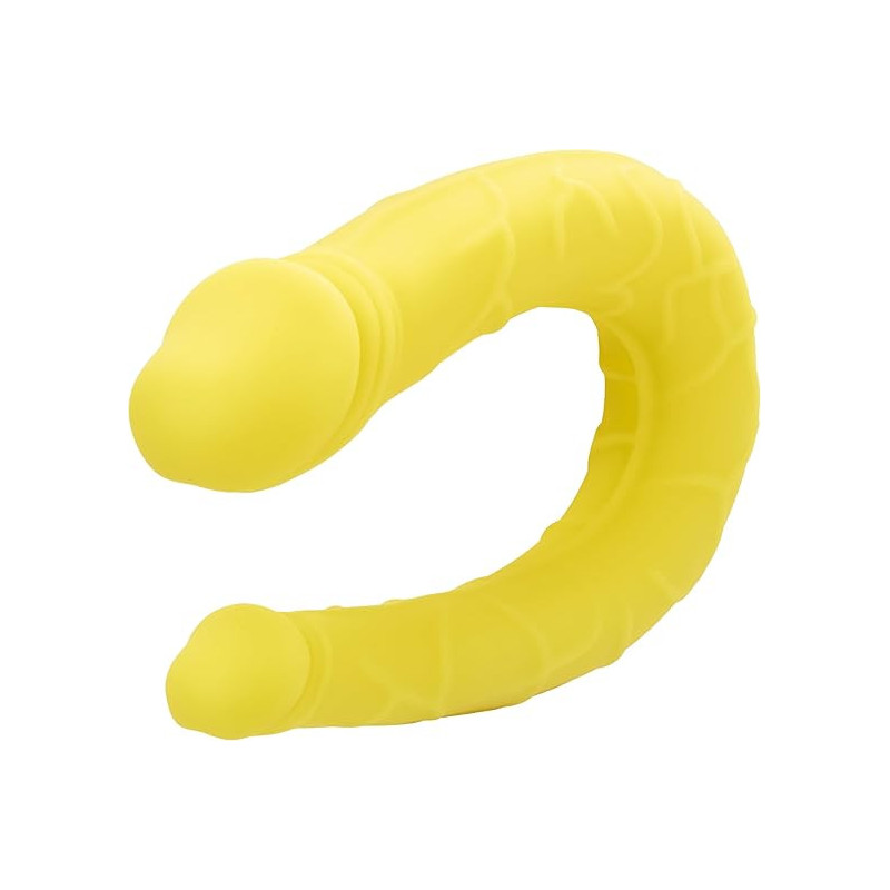 AC/DC Dong Amarillo Boundless Calexotics | Consolador Doble de Silicona para Doble Estimulación