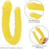 AC/DC Dong Amarillo Boundless Calexotics | Consolador Doble de Silicona para Doble Estimulación