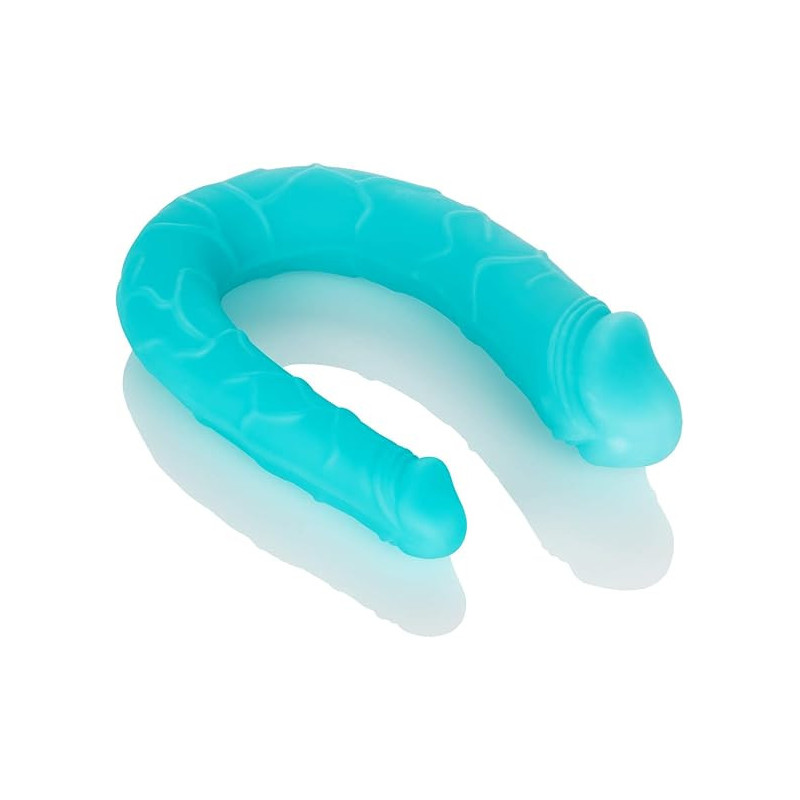 AC/DC Dong Turquesa Double Dong Calexotics | Consolador Doble de Silicona Flexible