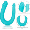 AC/DC Dong Turquesa Double Dong Calexotics | Consolador Doble de Silicona Flexible