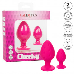 Cheeky Plug Anal Rosa Calexotics | Estimulación Anal Suave y Segura para Principiantes