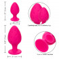 Cheeky Plug Anal Rosa Calexotics | Estimulación Anal Suave y Segura para Principiantes