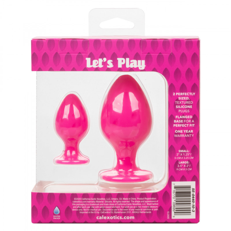 Cheeky Plug Anal Rosa Calexotics | Estimulación Anal Suave y Segura para Principiantes