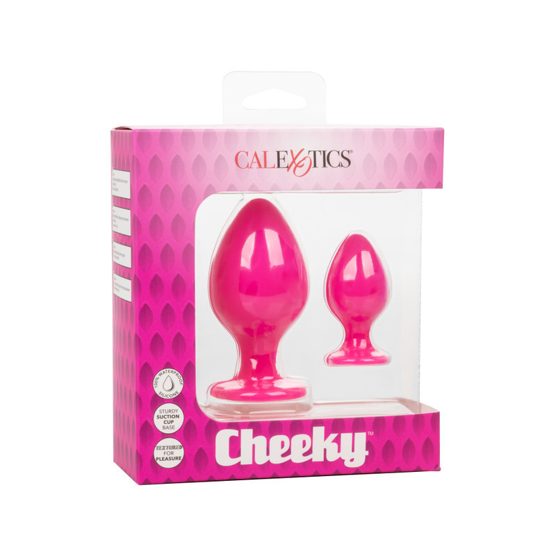 Cheeky Plug Anal Rosa Calexotics | Estimulación Anal Suave y Segura para Principiantes