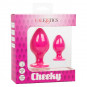 Cheeky Plug Anal Rosa Calexotics | Estimulación Anal Suave y Segura para Principiantes
