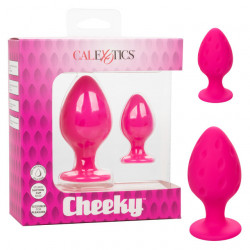 Cheeky Plug Anal Rosa Calexotics | Estimulación Anal Suave y Segura para Principiantes