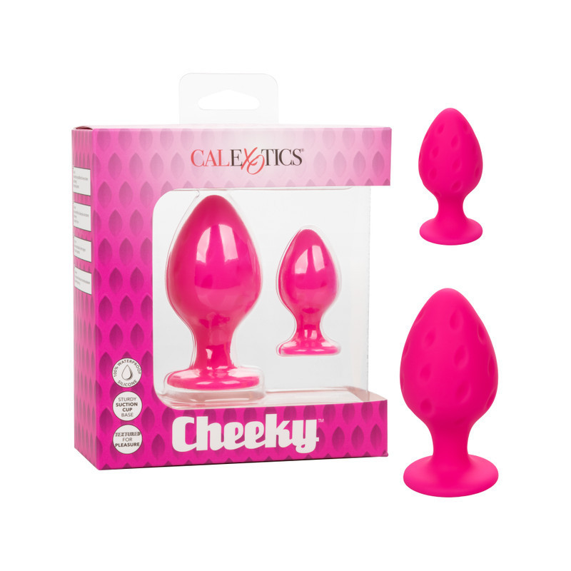 Cheeky Plug Anal Rosa Calexotics | Estimulación Anal Suave y Segura para Principiantes