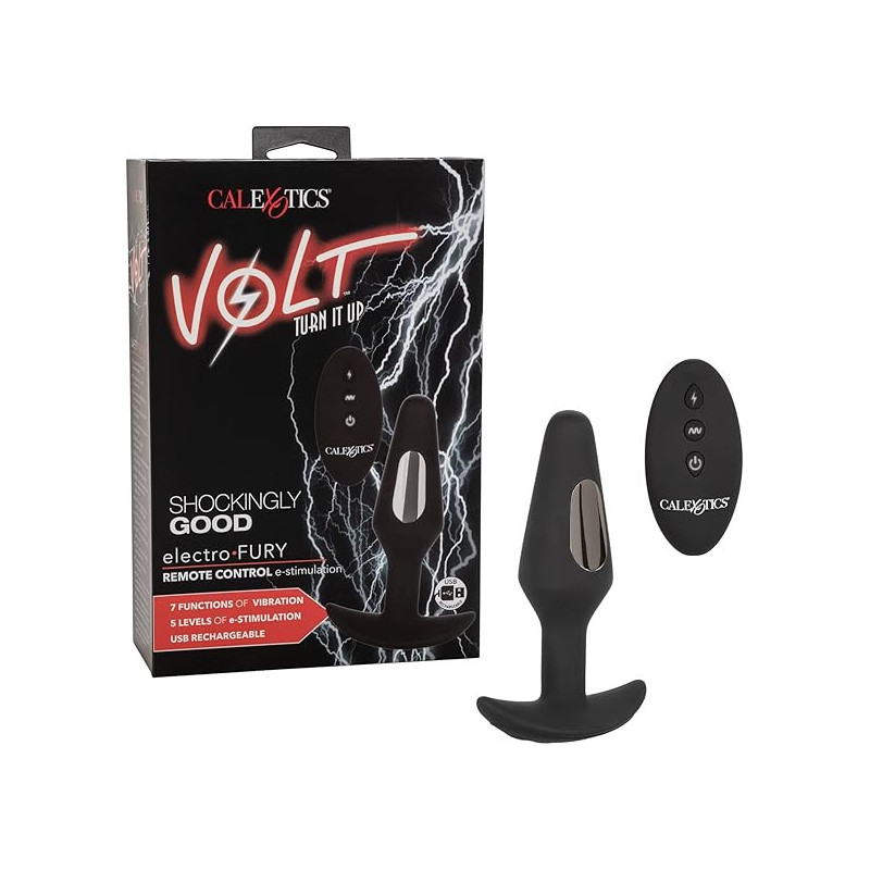 Electro Flare Plug Anal Volt Calexotics | Estimulación Anal con Vibración y Electroestimulación