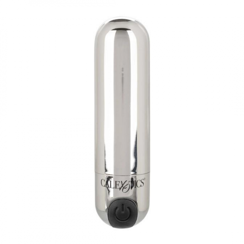 Bala Vibradora Recargable Plateada Hideaway Calexotics | Discreta, Potente y Elegante