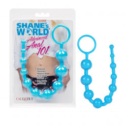 Rosario Anal Shane’s World Azul Calexotics | Bolas Anales Flexibles para Estimulación Gradual