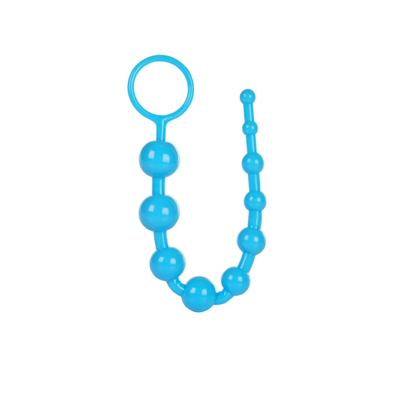 Rosario Anal Shane’s World Azul Calexotics | Bolas Anales Flexibles para Estimulación Gradual
