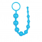 Rosario Anal Shane’s World Azul Calexotics | Bolas Anales Flexibles para Estimulación Gradual