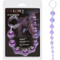 Rosario Anal X-10 Beads Morado Calexotics | Bolas Anales Flexibles para Estimulación Suave y Progresiva