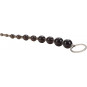 Rosario Anal X-10 Beads Negro Calexotics | Bolas Anales Flexibles para Estimulación Progresiva