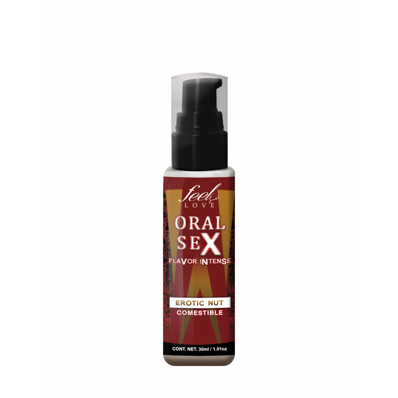 Gel Saborizante Oral Sex Flavor Intense Feel Love Erotic Nut 30 ml | Comestible y Delicioso