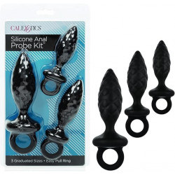 Silicone Anal Probe Kit Calexotics | Kit de Sondas Anales de Silicona para Estimulación Progresiva