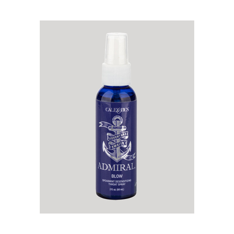 Spray Desensibilizador para Garganta Sabor Menta Admiral 60 ml | Alivio y Control para Sexo Oral
