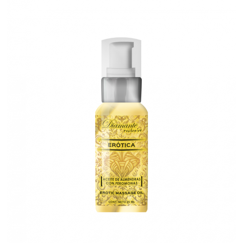 Aceite de Almendras con Feromonas Erótica 25ml | Masaje Relajante y Sensual