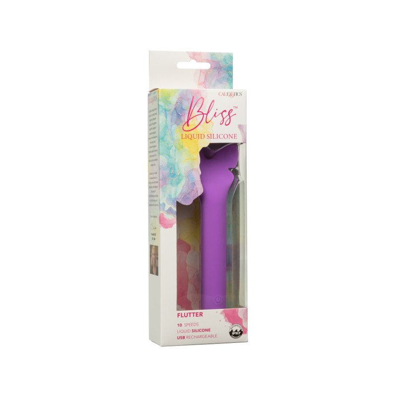 Vibrador Bliss Liquid Silicone Flutter Calexotics | Estimulación Suave y Vibraciones Intensas