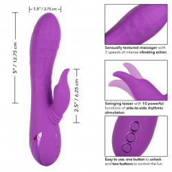 Vibrador California Dreaming Valley Vamp Calexotics | Estimulación Dual con Estilo y Potencia