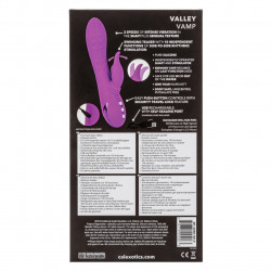 Vibrador California Dreaming Valley Vamp Calexotics | Estimulación Dual con Estilo y Potencia