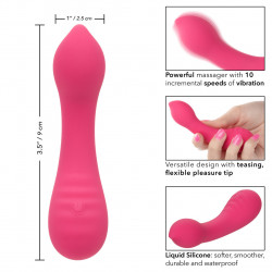 Vibrador Liquid Silicone Pixies Teaser Calexotics | Estimulador Compacto de Alta Potencia