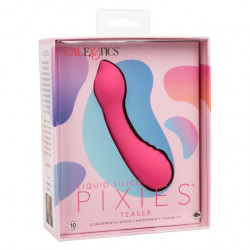 Vibrador Liquid Silicone Pixies Teaser Calexotics | Estimulador Compacto de Alta Potencia