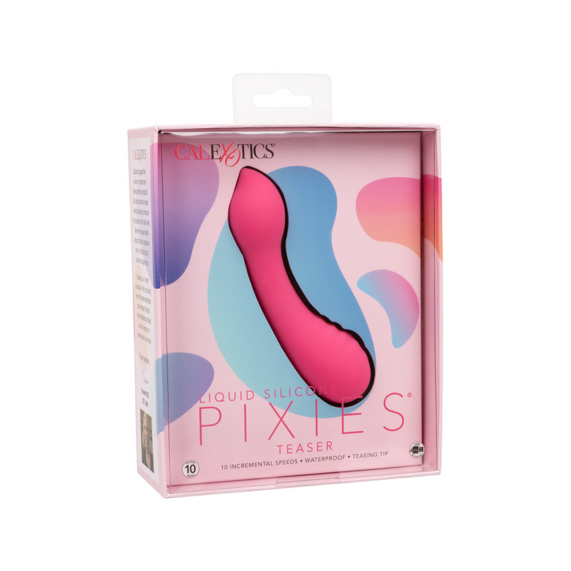 Vibrador Liquid Silicone Pixies Teaser Calexotics | Estimulador Compacto de Alta Potencia