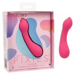 Vibrador Liquid Silicone Pixies Teaser Calexotics | Estimulador Compacto de Alta Potencia
