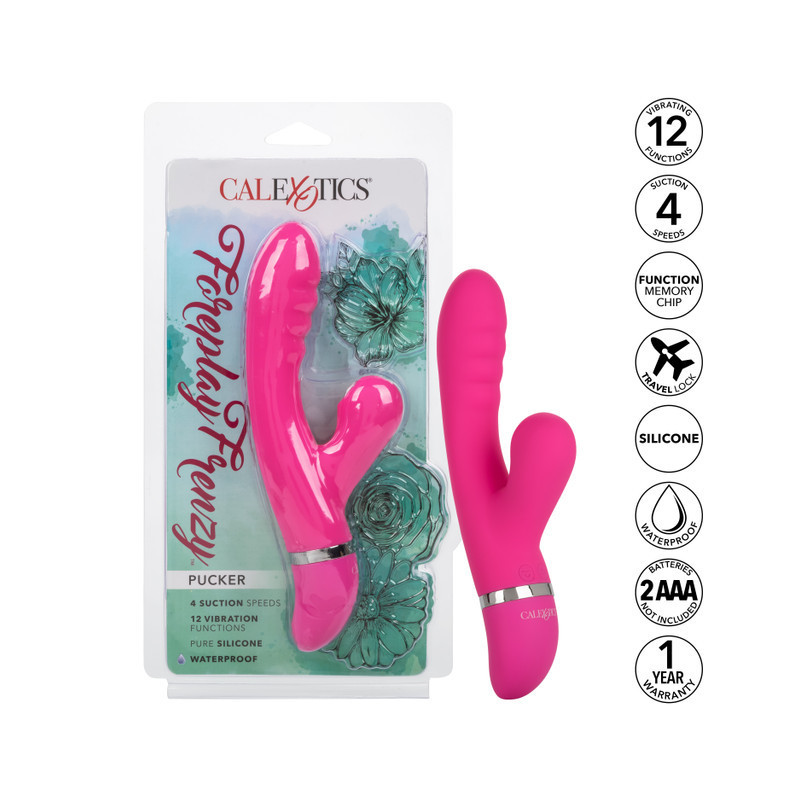 Vibrador Foreplay Frenzy Pucker Calexotics | Estimulación Precisa con Vibraciones Potentes