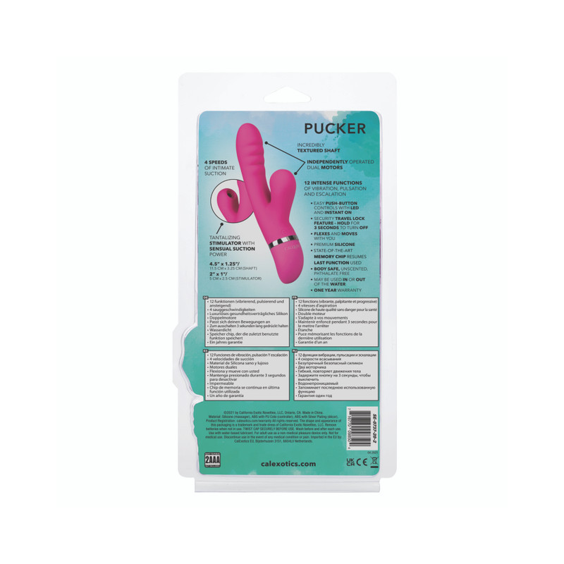 Vibrador Foreplay Frenzy Pucker Calexotics | Estimulación Precisa con Vibraciones Potentes