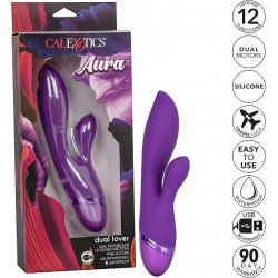 Vibrador Aura Dual Lover Calexotics | Doble Estimulación con Vibraciones de Alta Potencia