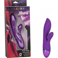 Vibrador Aura Dual Lover Calexotics | Doble Estimulación con Vibraciones de Alta Potencia