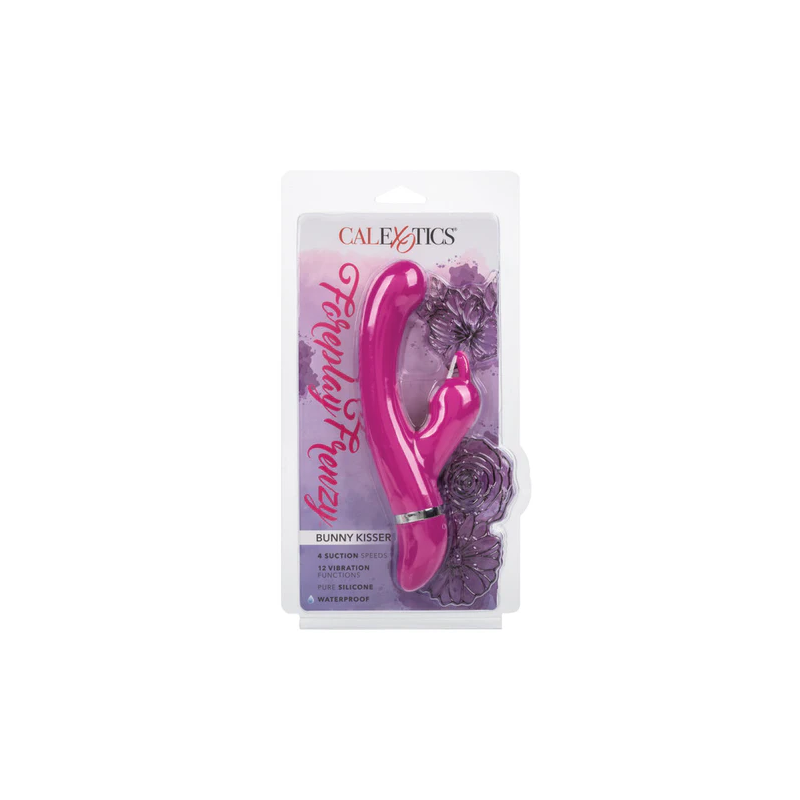 Vibrador Foreplay Frenzy Bunny Kisser Calexotics | Estimulación Dual para Placer Total