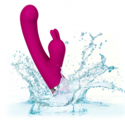 Vibrador Foreplay Frenzy Bunny Kisser Calexotics | Estimulación Dual para Placer Total