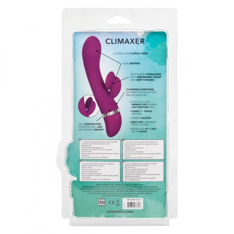Vibrador Foreplay Frenzy Climaxer Calexotics | Estimulación Dual y Vibraciones de Alta Potencia
