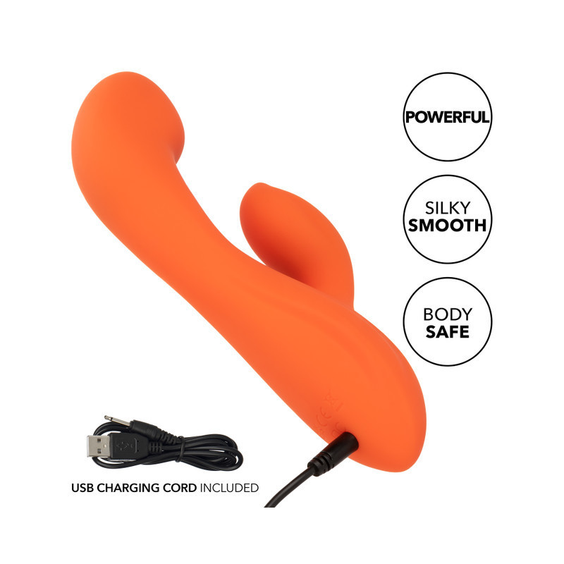 Vibrador Stella Liquid Silicone Dual "G" Calexotics | Doble Estimulación con Silicona Líquida Premium