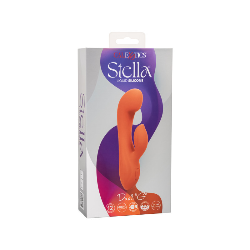 Vibrador Stella Liquid Silicone Dual "G" Calexotics | Doble Estimulación con Silicona Líquida Premium