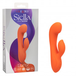 Vibrador Stella Liquid Silicone Dual "G" Calexotics | Doble Estimulación con Silicona Líquida Premium