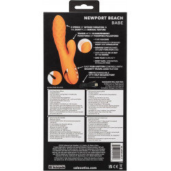 Vibrador California Dreaming Newport Beach Babe Calexotics | Estimulación de Clítoris con Movimiento Pulsante