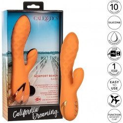 Vibrador California Dreaming Newport Beach Babe Calexotics | Estimulación de Clítoris con Movimiento Pulsante