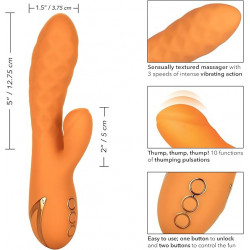 Vibrador California Dreaming Newport Beach Babe Calexotics | Estimulación de Clítoris con Movimiento Pulsante