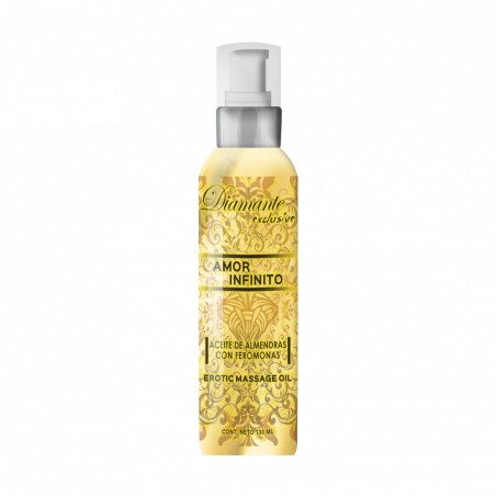 Aceite de Almendras con Feromonas Amor Infinito 130ml | Masaje Relajante y Sensual