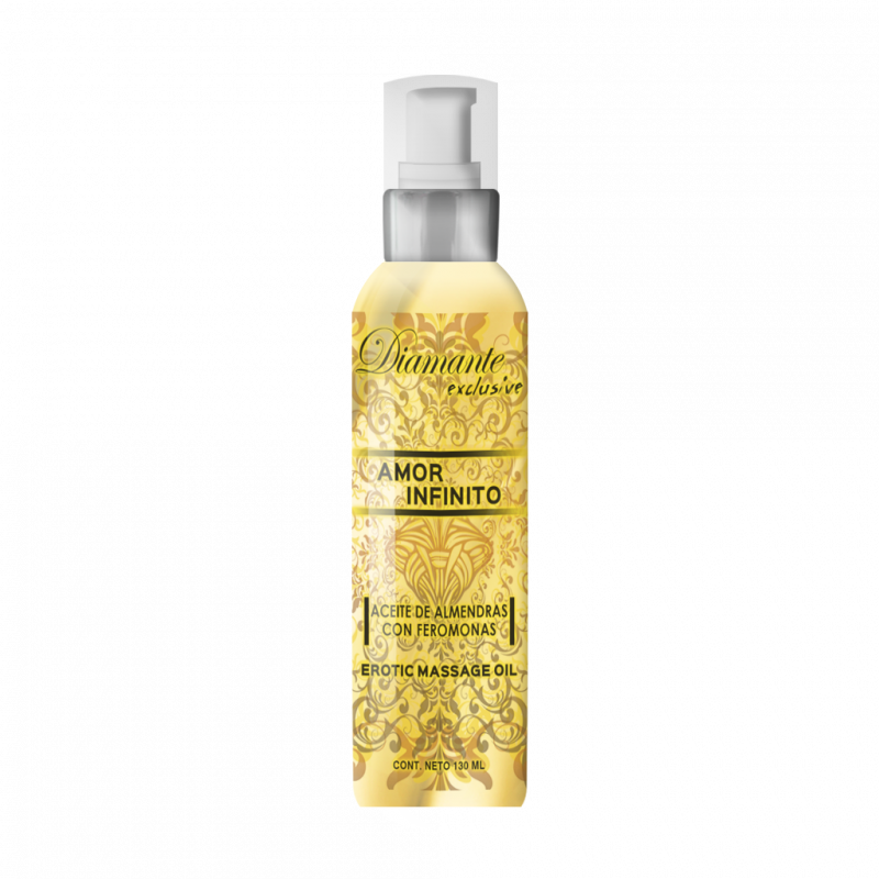Aceite de Almendras con Feromonas Amor Infinito 130ml | Masaje Relajante y Sensual