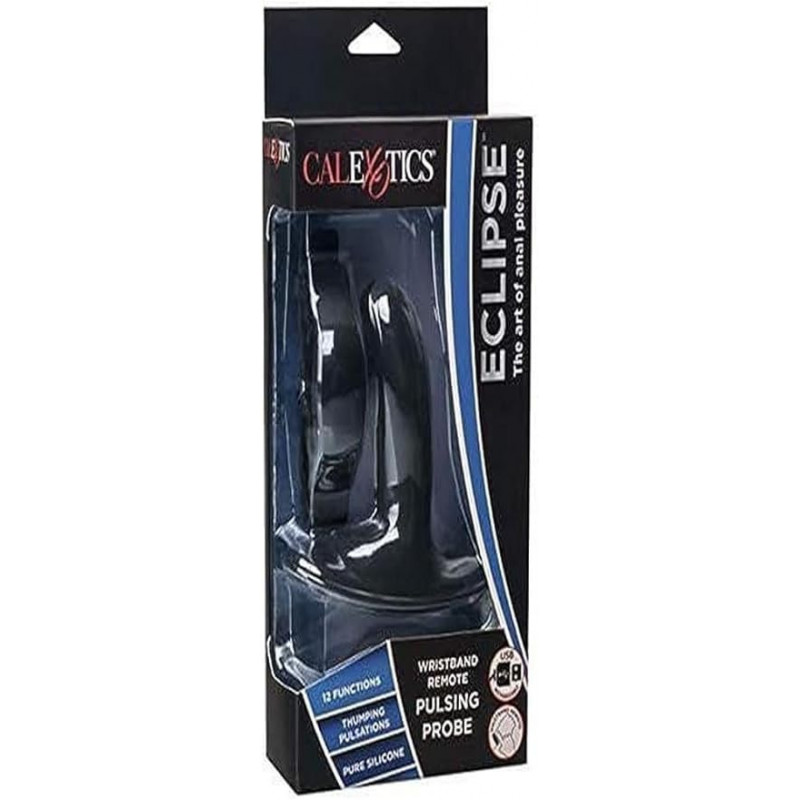 Eclipse Wristband Remote Pulsing Probe Calexotics | Sonda Anal Pulsante con Control de Pulsera