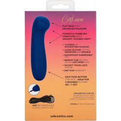 Vibrador Cashmere Satin G Calexotics | Estimulador Punto G con Silicona Suave y Vibración Potente