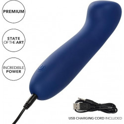 Vibrador Cashmere Satin G Calexotics | Estimulador Punto G con Silicona Suave y Vibración Potente
