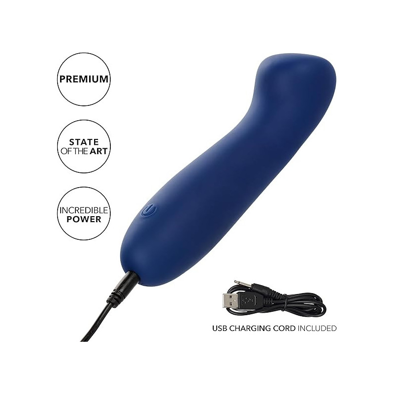 Vibrador Cashmere Satin G Calexotics | Estimulador Punto G con Silicona Suave y Vibración Potente