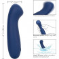 Vibrador Cashmere Satin G Calexotics | Estimulador Punto G con Silicona Suave y Vibración Potente