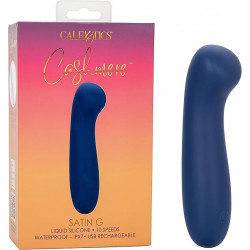 Vibrador Cashmere Satin G Calexotics | Estimulador Punto G con Silicona Suave y Vibración Potente